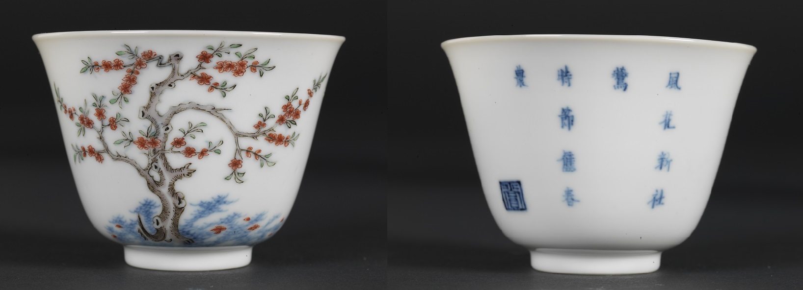 五彩十二花神杯之三月—桃花