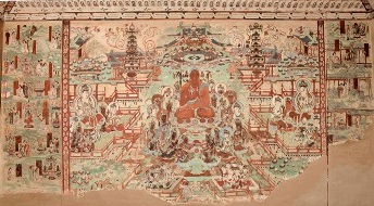 觀無量壽經變圖 觀無量壽經變圖