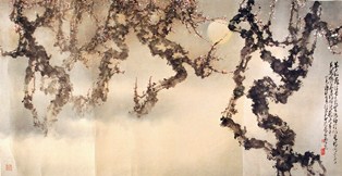 煙籠夜月梅花瘦