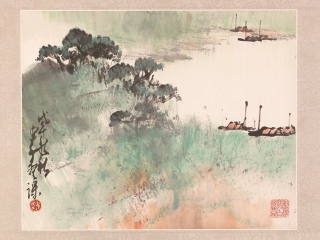 雨過春蒲綠（春江早泊）