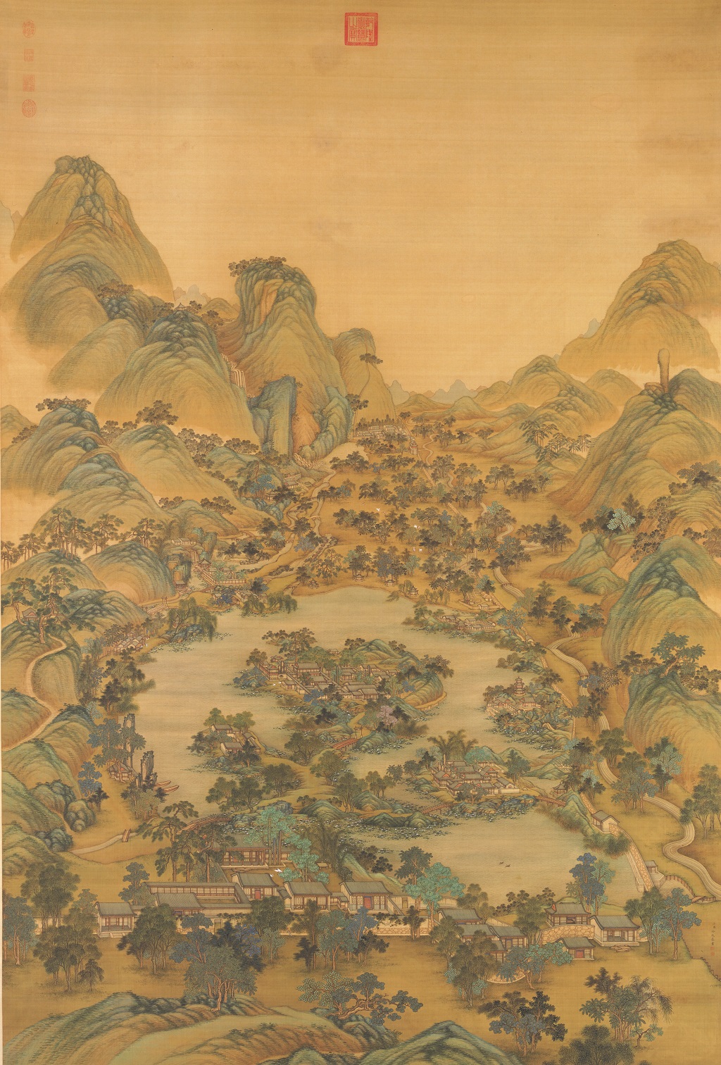 避暑山莊圖軸 